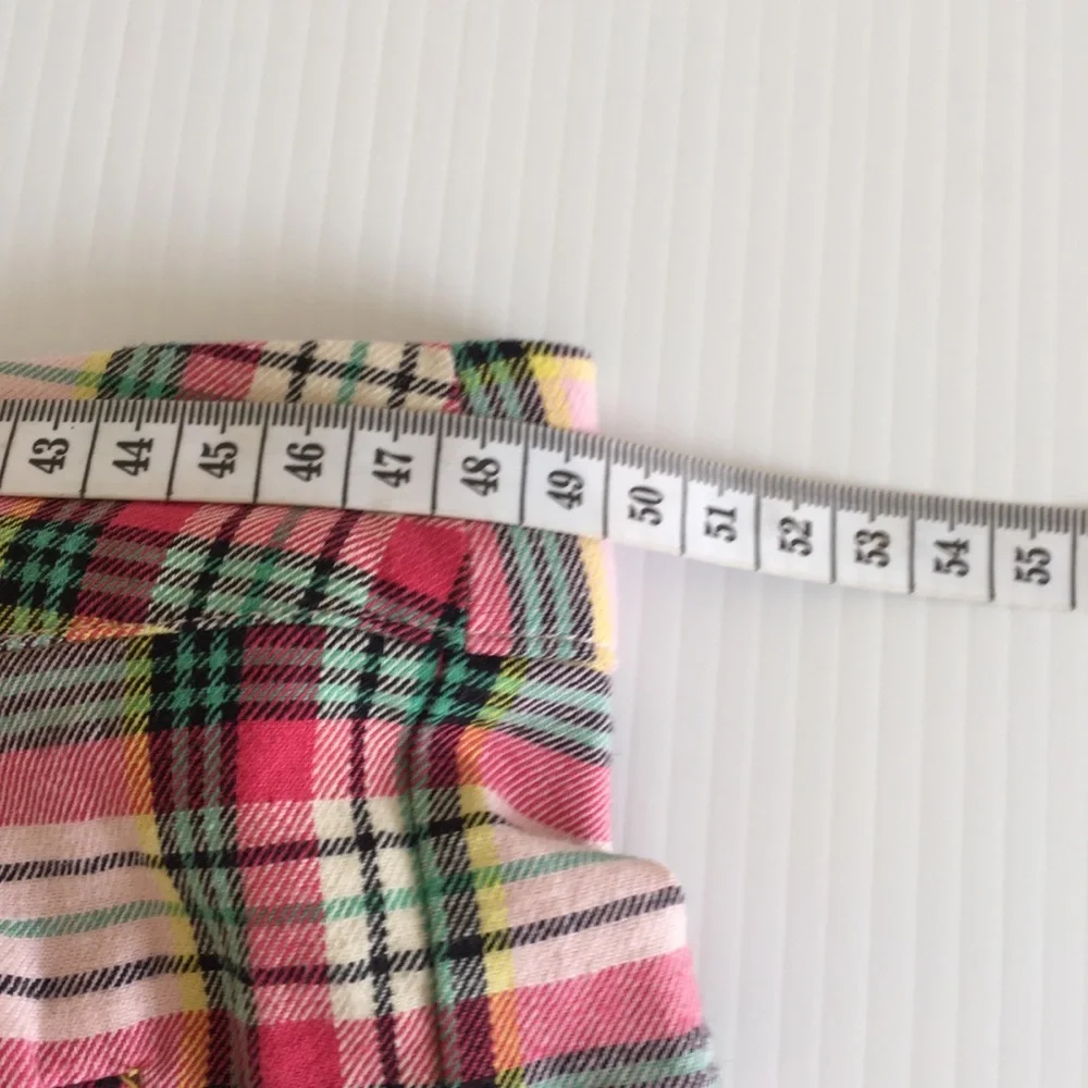 DANGERFIELD 18 plus size womens pleated plaid mini skirt pink green tartan curvy - Picture 11 of 16